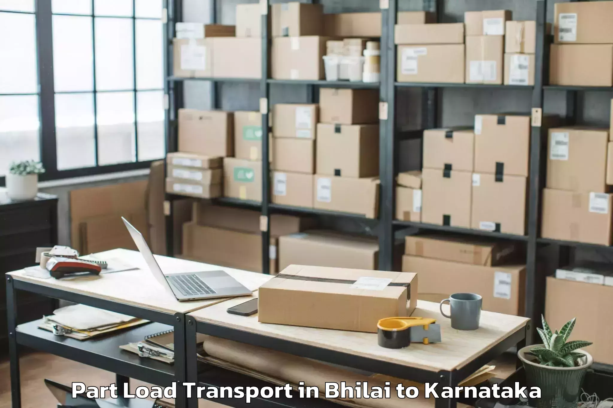 Hassle-Free Bhilai to Munirabad Rural Part Load Transport